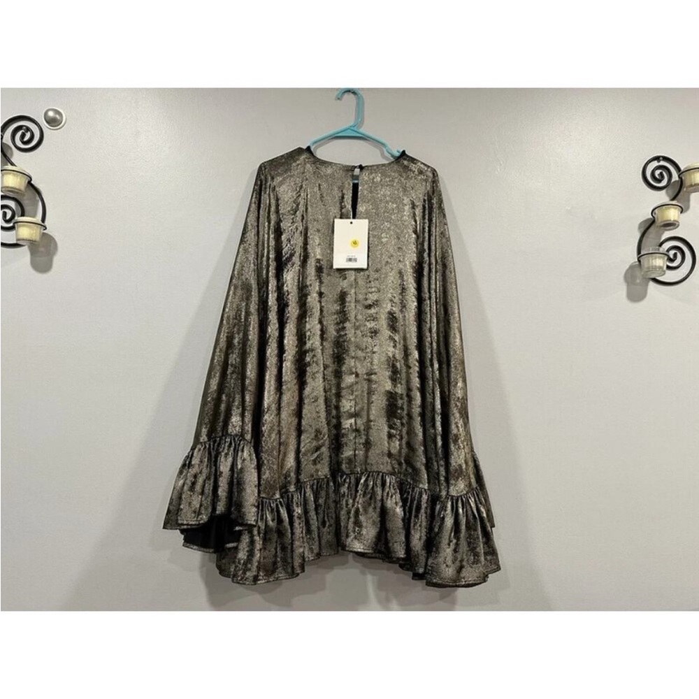 Mac Duggal 34502 Cape Dress Gold XS/ 2 - Picture 4 of 5